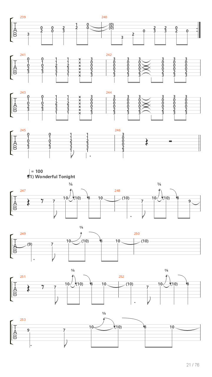 100 Greatest Guitar Riffs Of All Times吉他谱