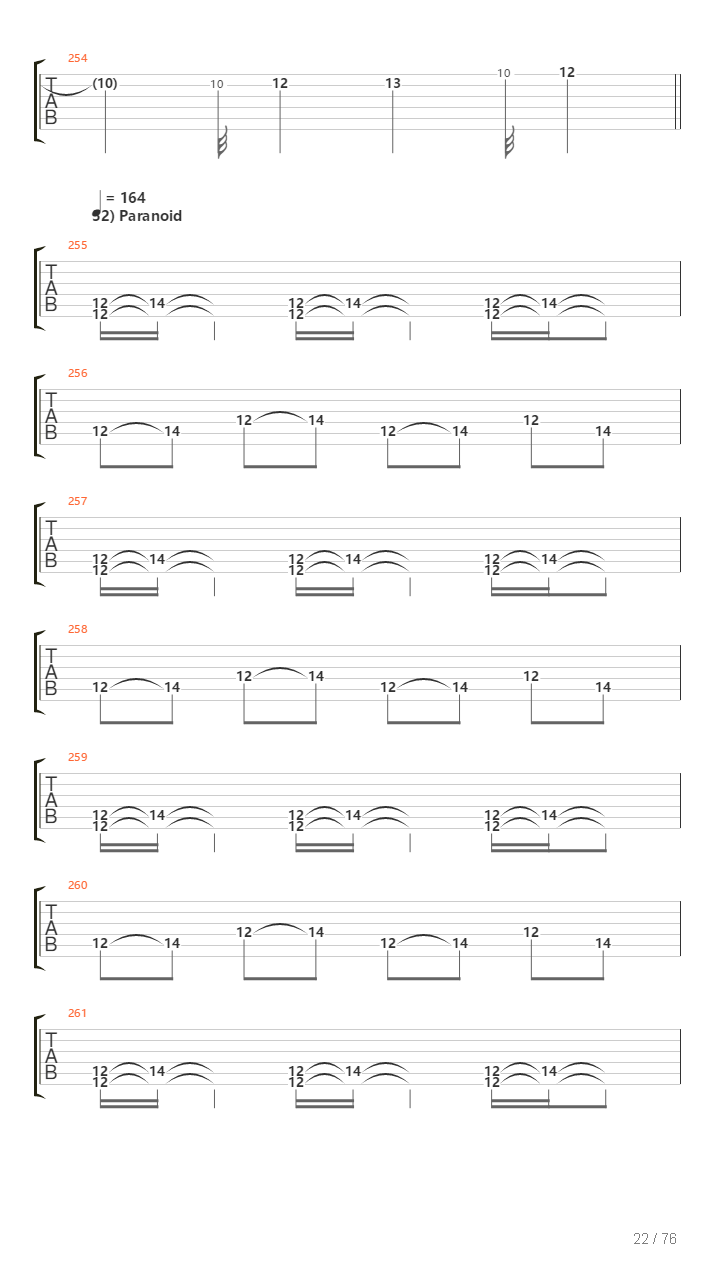 100 Greatest Guitar Riffs Of All Times吉他谱