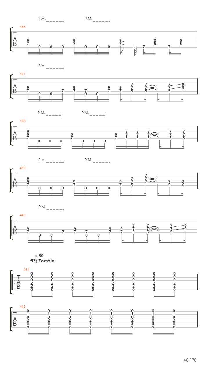 100 Greatest Guitar Riffs Of All Times吉他谱