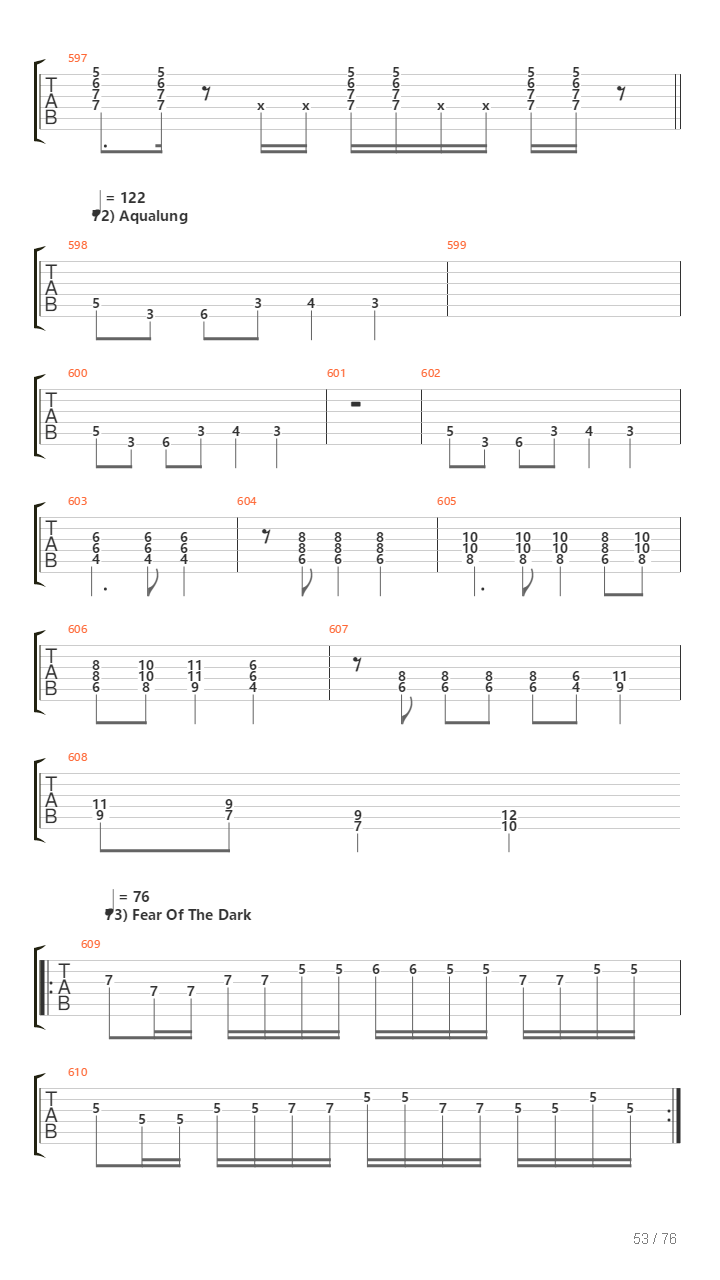 100 Greatest Guitar Riffs Of All Times吉他谱