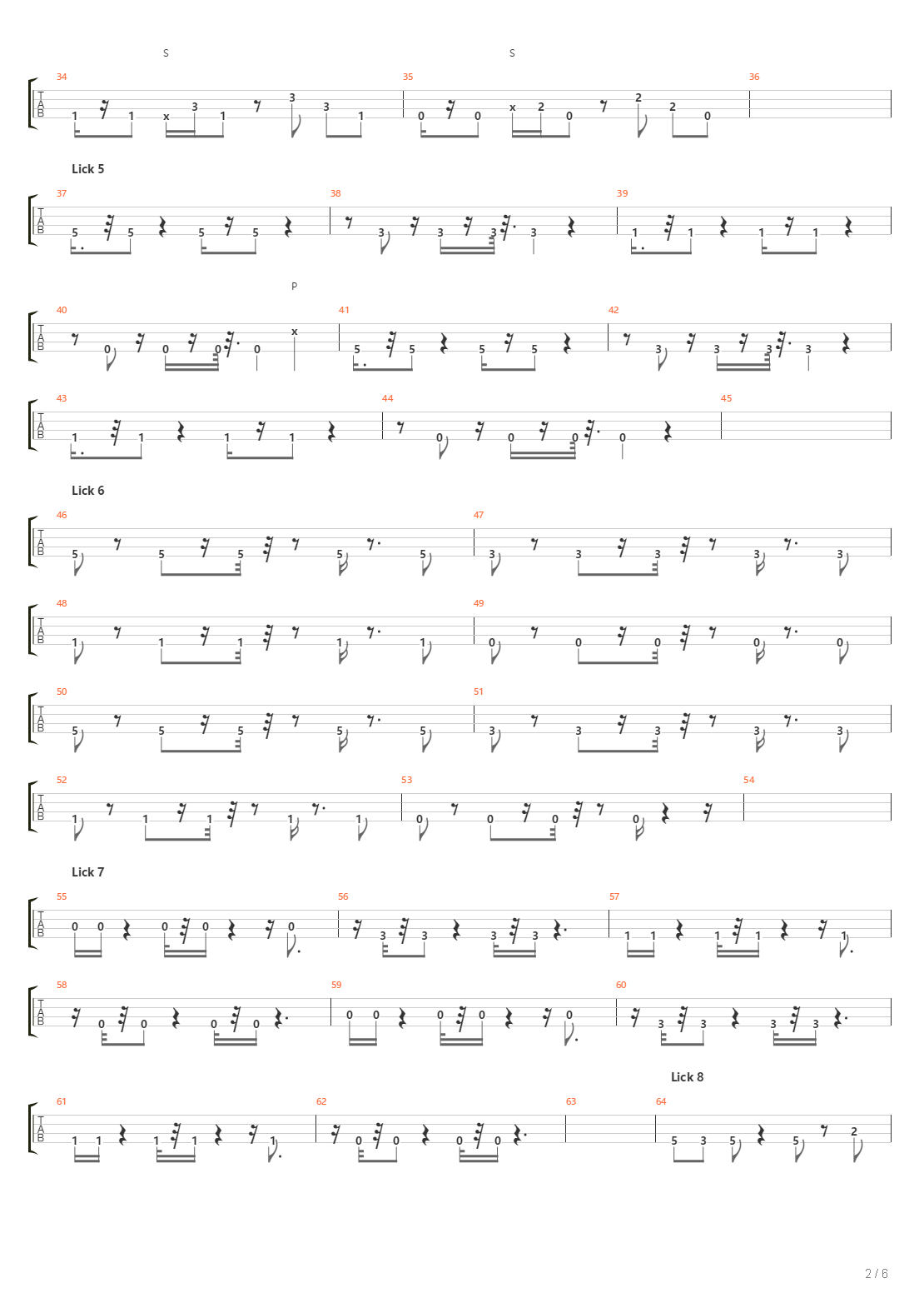 20 Pop Licks For Bass吉他谱