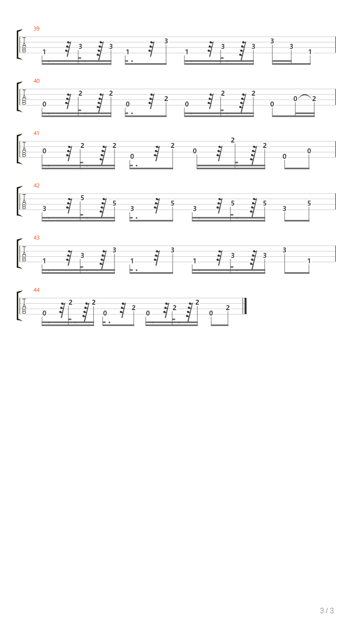 5 Country Licks For Bass吉他谱