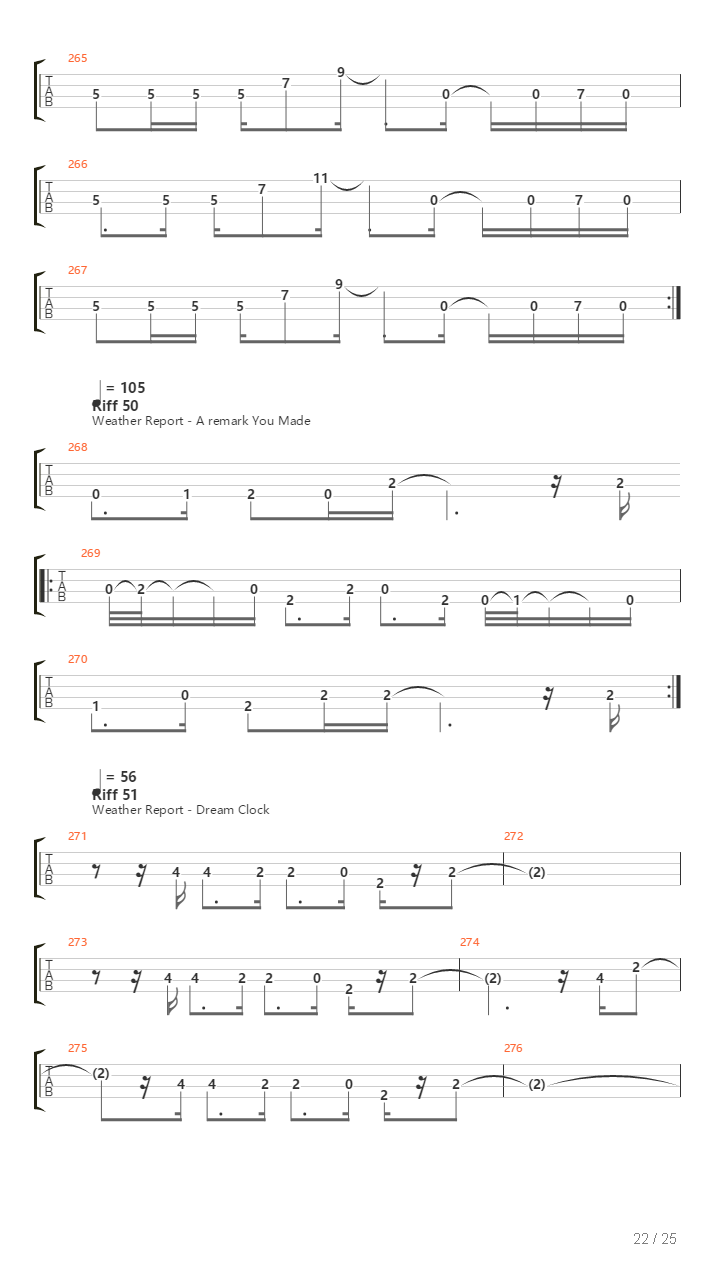 70S Bass Riffs吉他谱