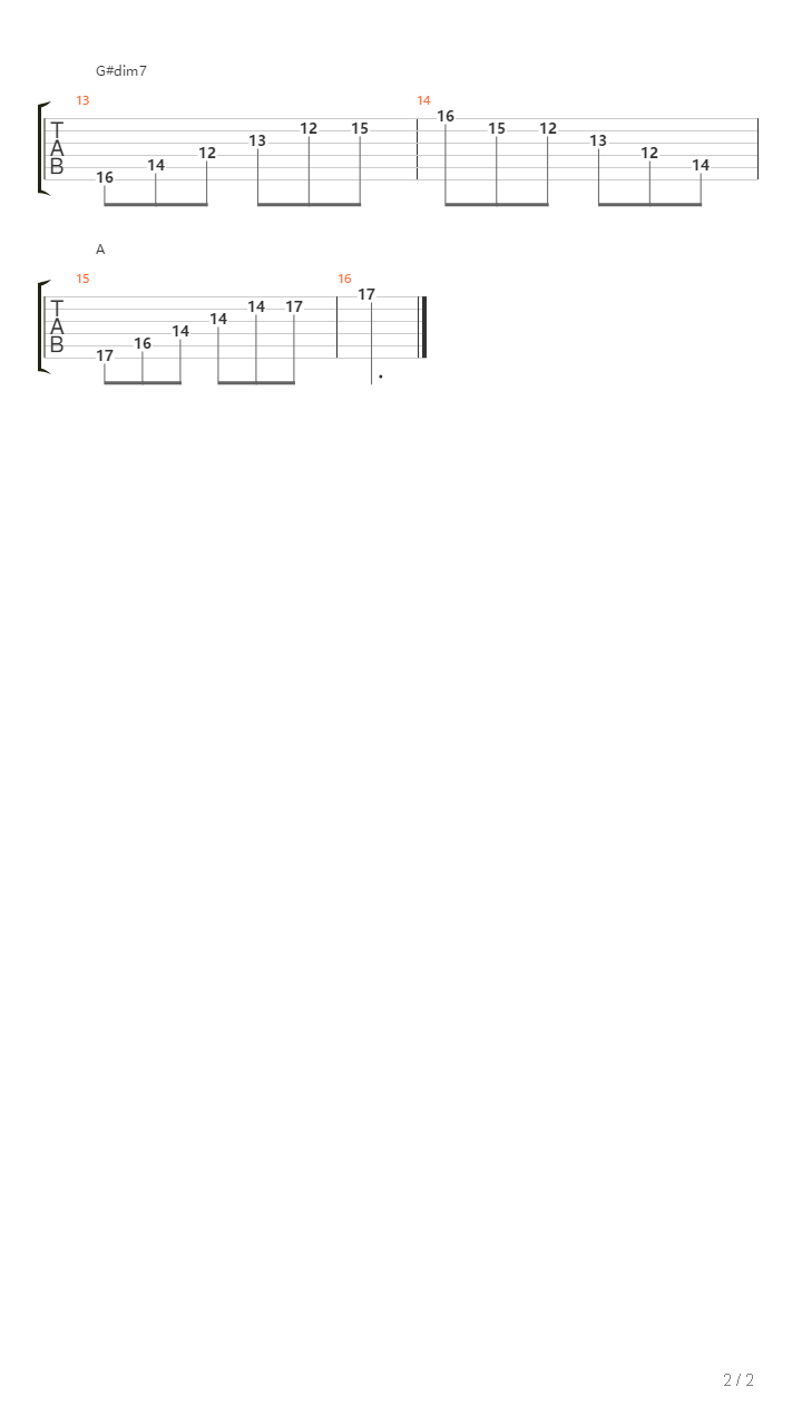 Aaron Tyler Grant - Diatonic Arpeggios In The Key Of A吉他谱