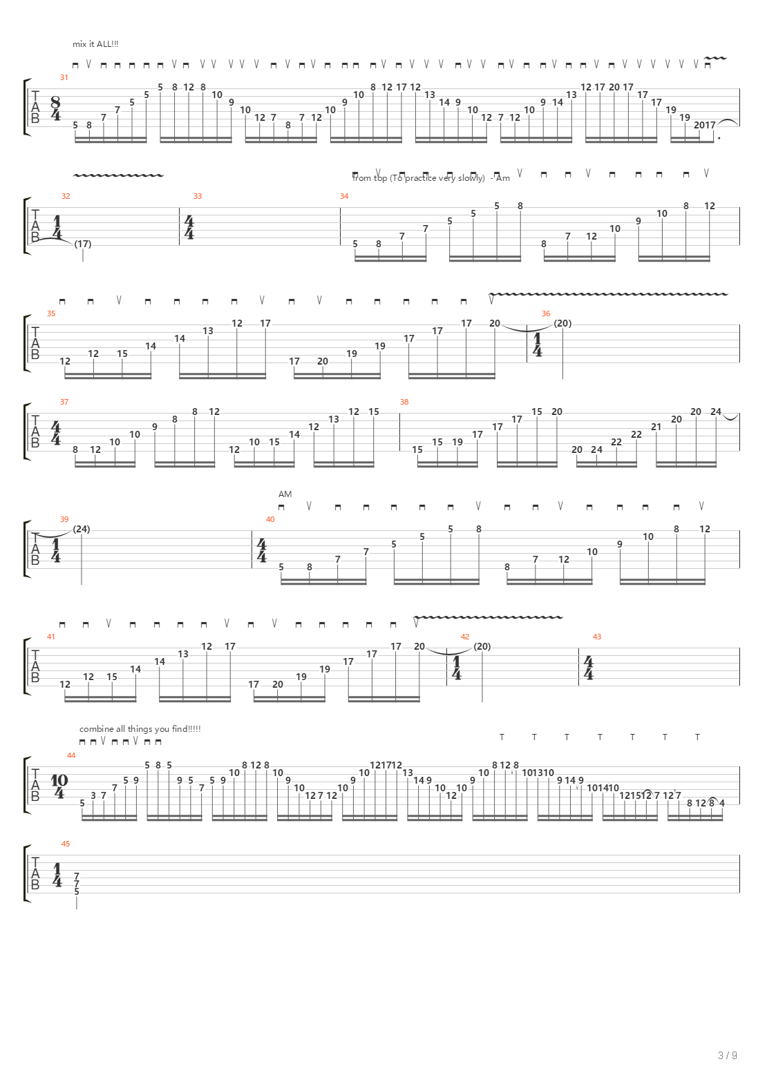 All About Sweep Picking Part 1吉他谱