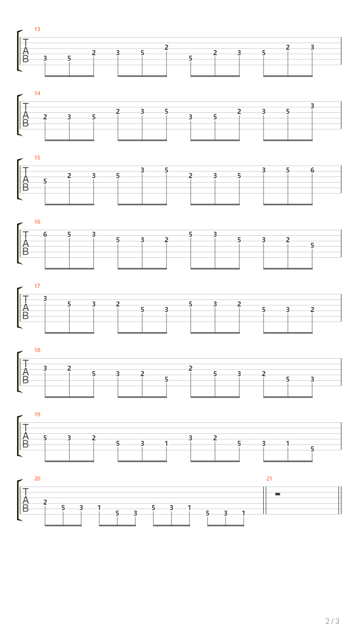 Alternate Picking Arpeggios吉他谱