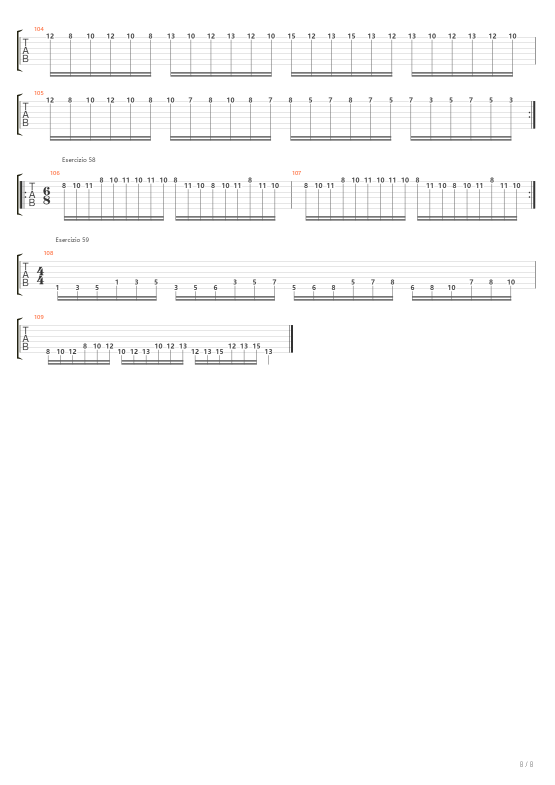 Alternate Picking Exercises吉他谱