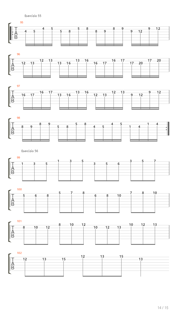 Alternate Picking Exercises吉他谱