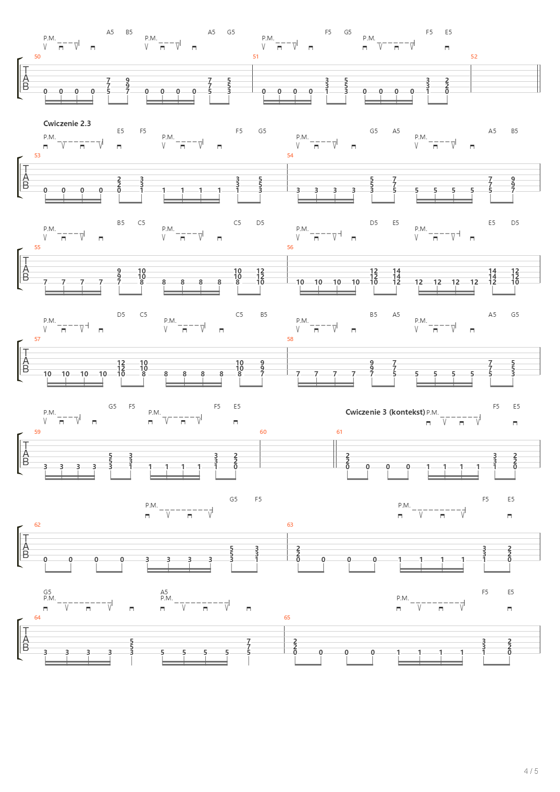 Alternative Picking Palm Muting Powerchords - Thrash Metal In Phrygian Mode吉他谱