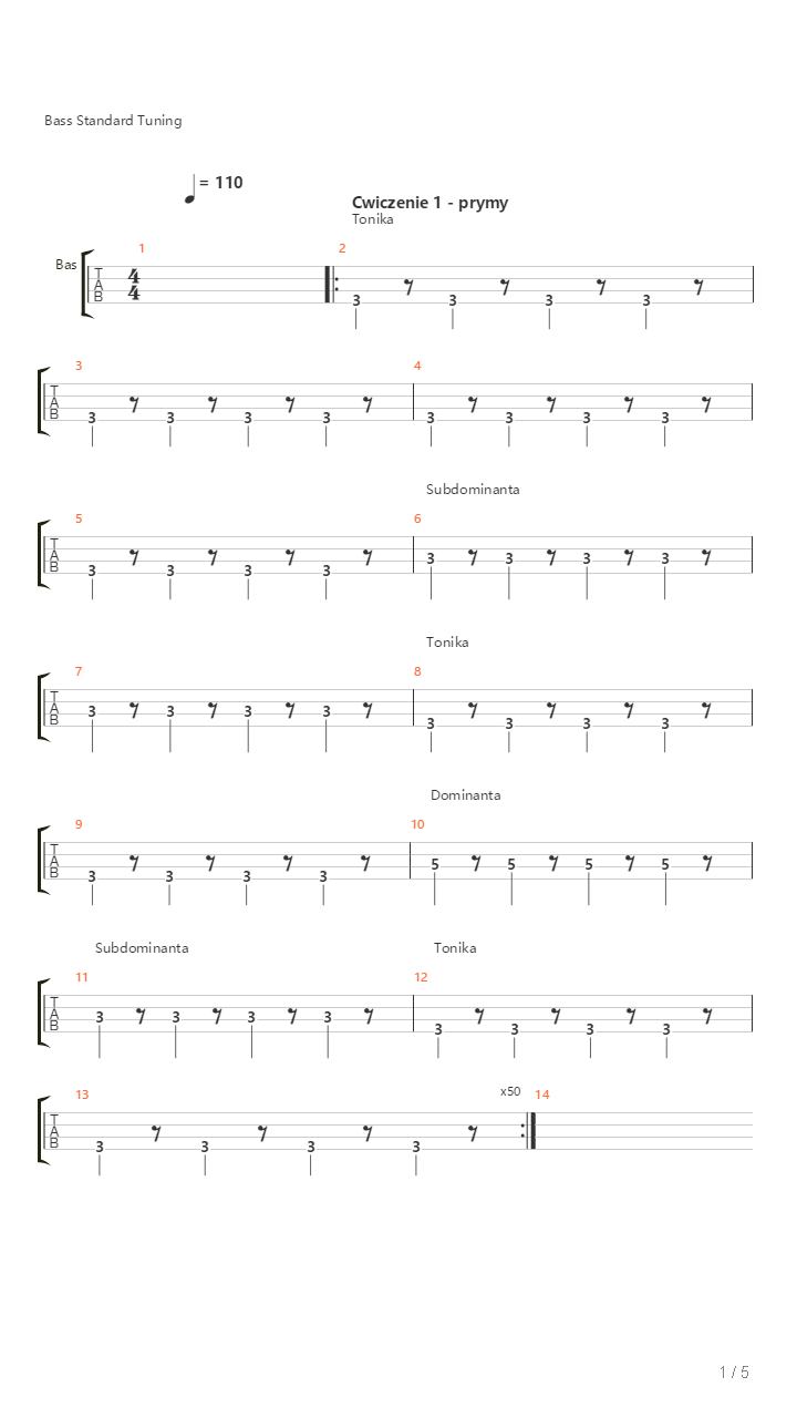 Basic 12 Bar Blues Walking Made On Major And Minor Pentatonic吉他谱