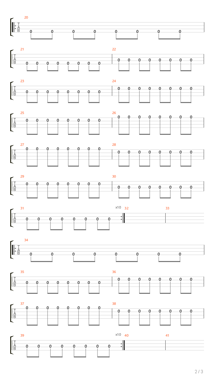 Basic Right Hand Position Practice吉他谱