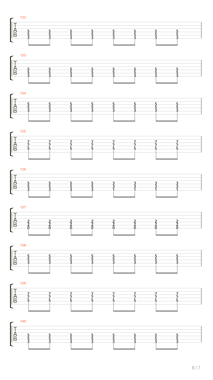 Bass吉他谱