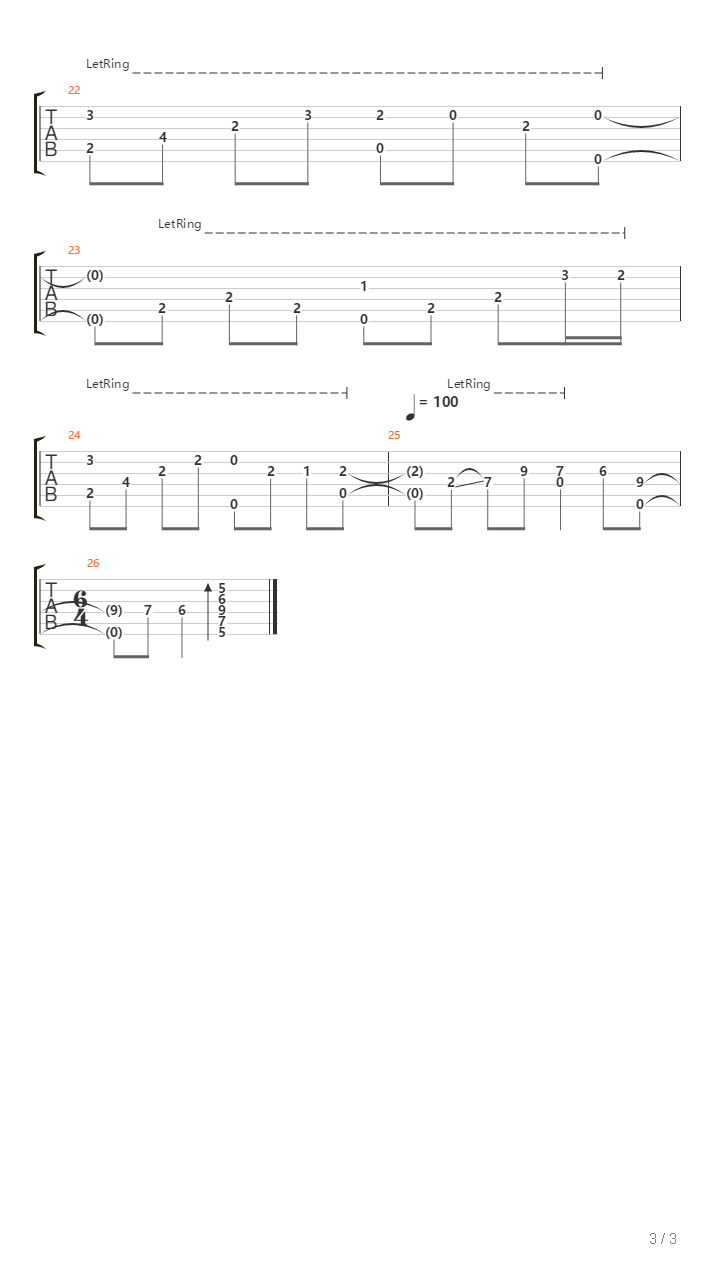 Bliss Etyde In A Major吉他谱