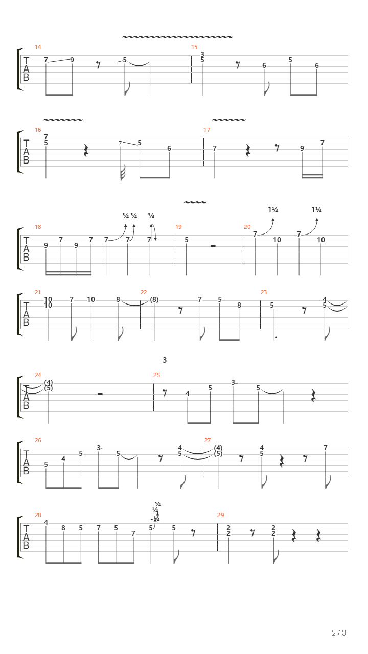 Blues Licks In E Major吉他谱