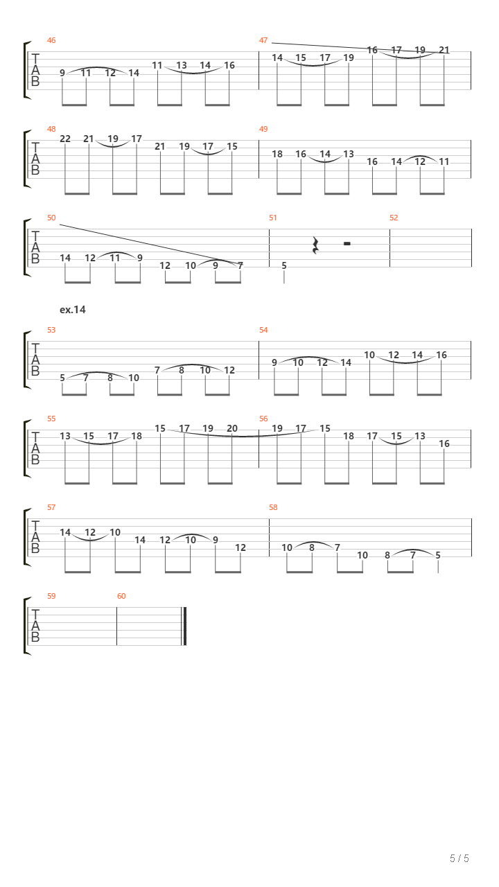 Brett Garsed - Legato Technique吉他谱