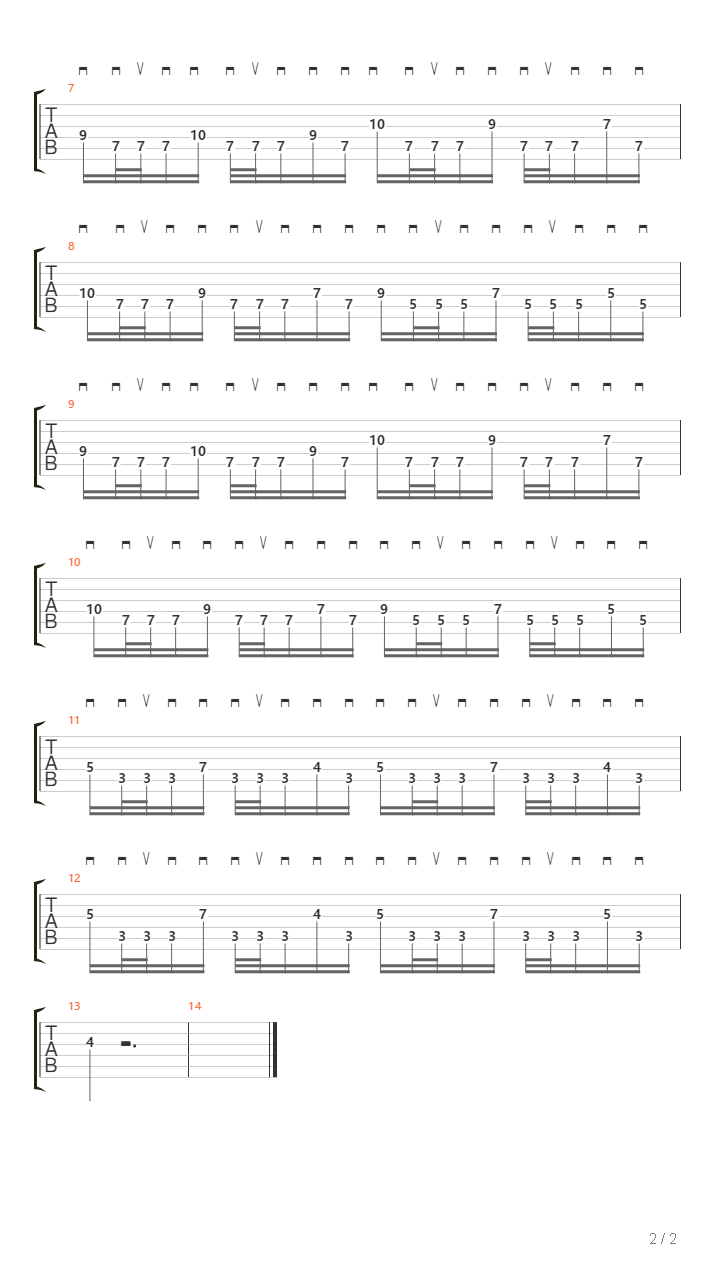 Cristian Orozco - Mixed Picking Exercise吉他谱