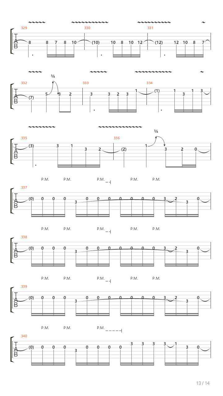 Different Solos吉他谱