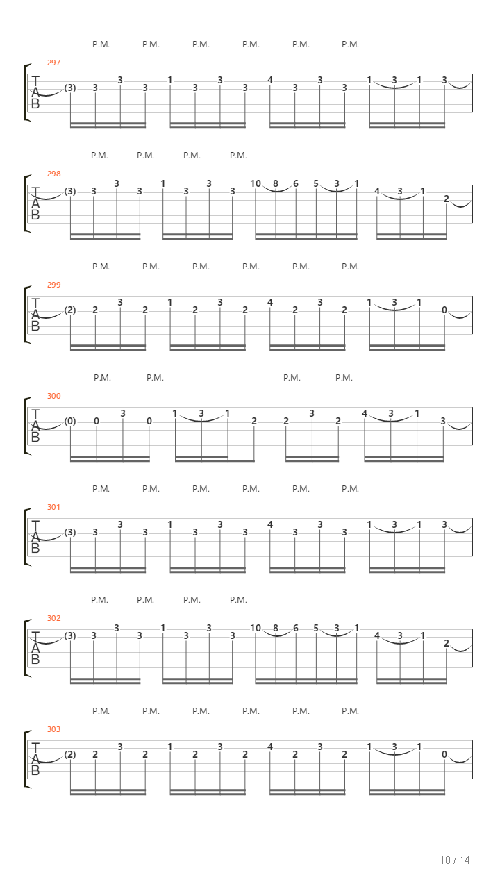 Different Solos吉他谱