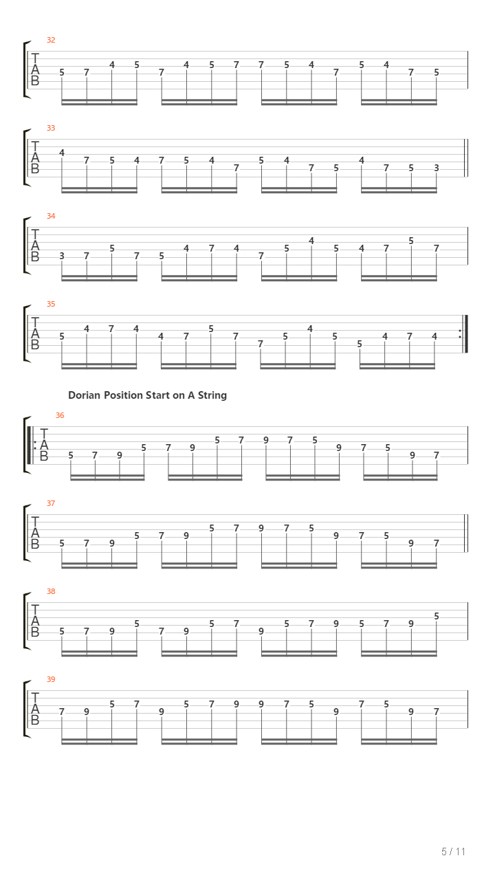 Dirk Edelhoff - 3 String Mode Combination吉他谱