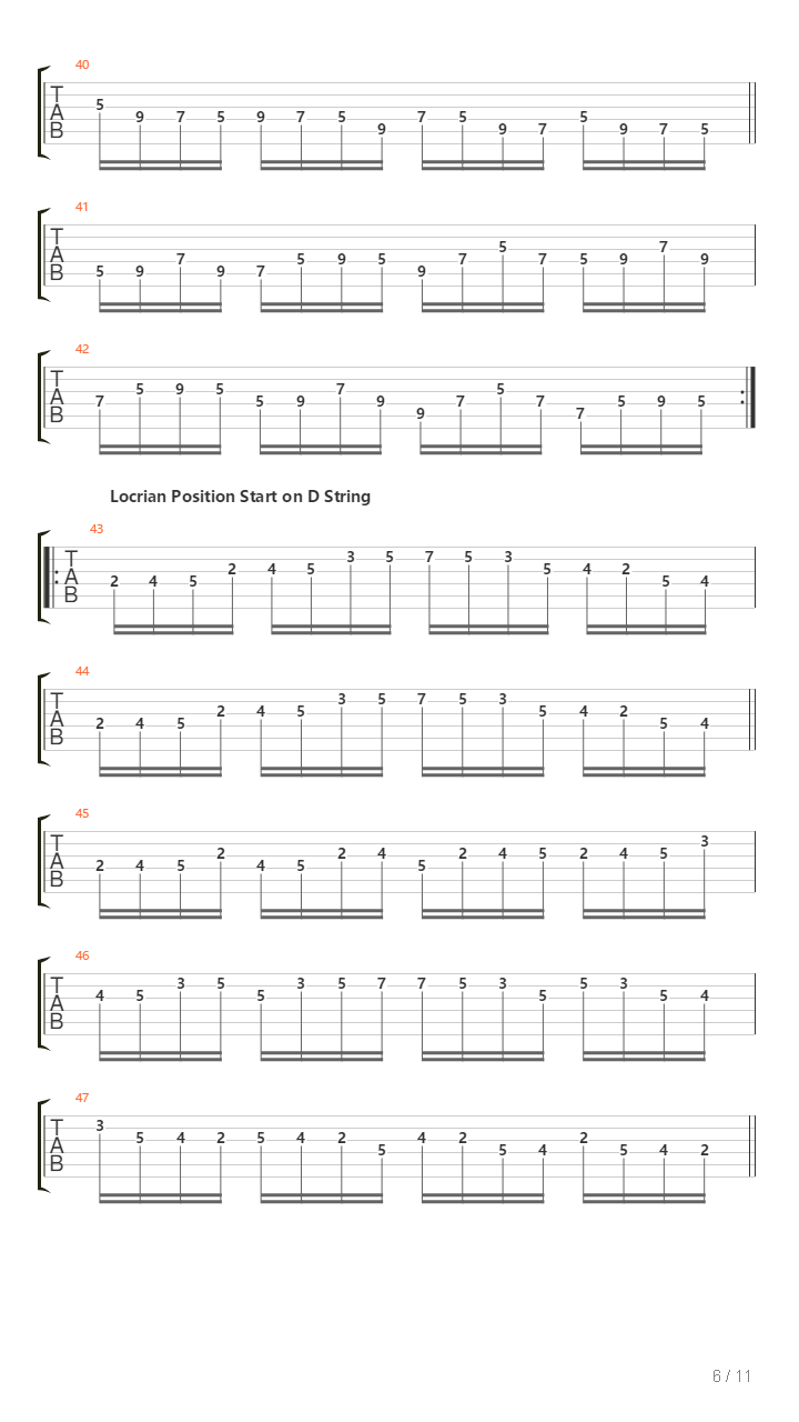 Dirk Edelhoff - 3 String Mode Combination吉他谱