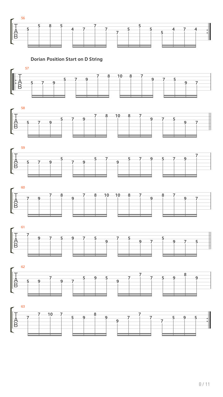 Dirk Edelhoff - 3 String Mode Combination吉他谱