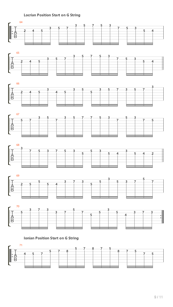 Dirk Edelhoff - 3 String Mode Combination吉他谱