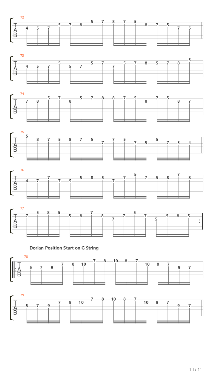 Dirk Edelhoff - 3 String Mode Combination吉他谱