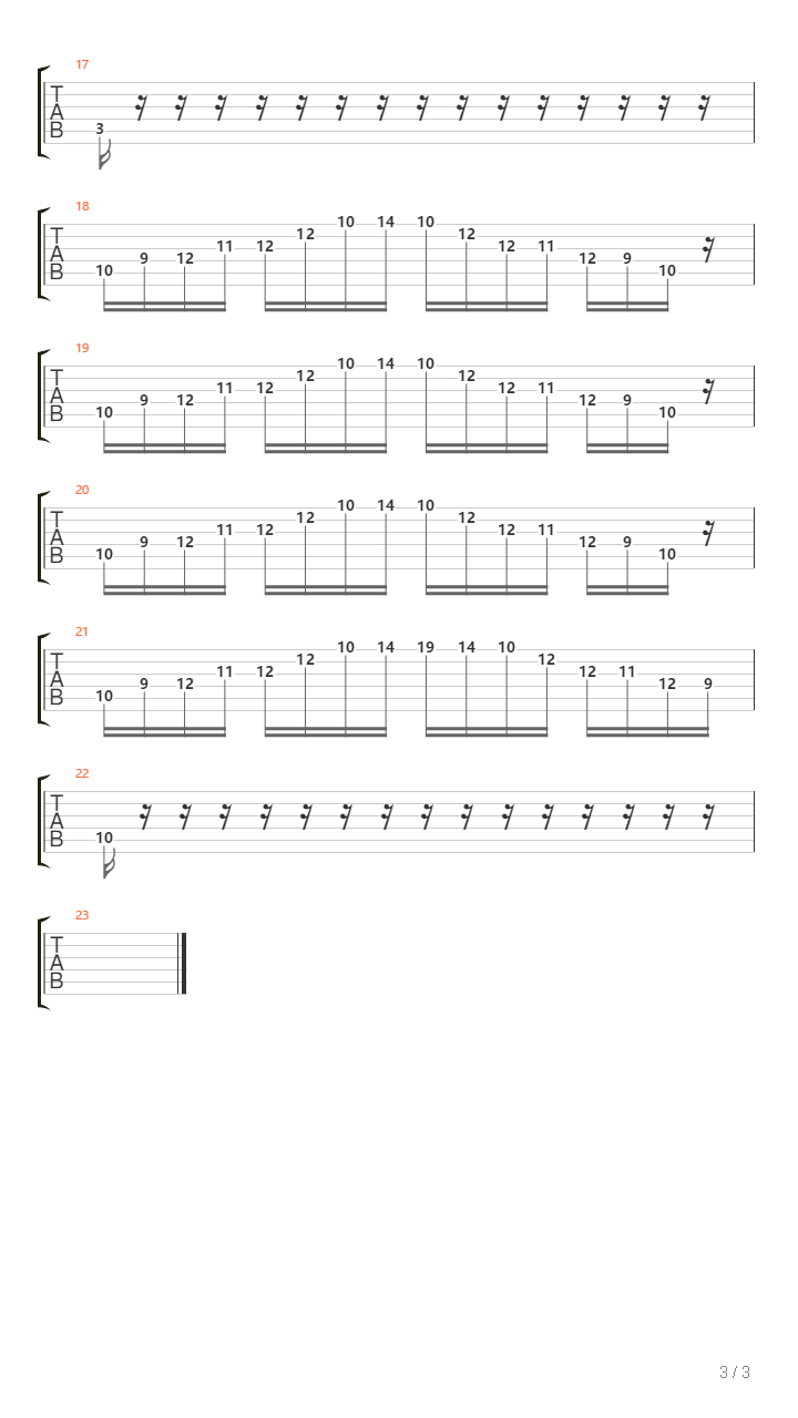 Hammer On Arpeggios吉他谱