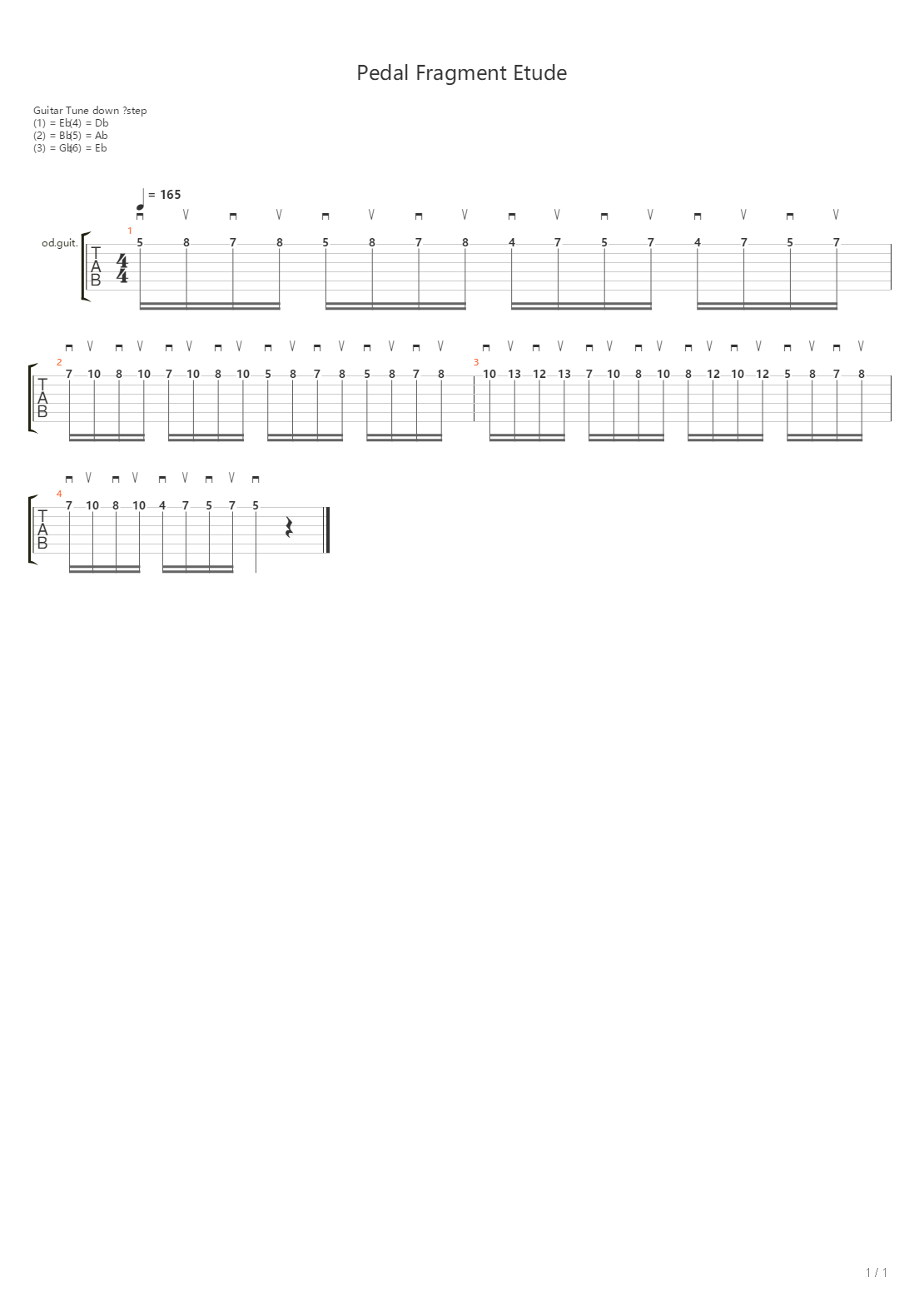 Hungarian Minor Scale吉他谱