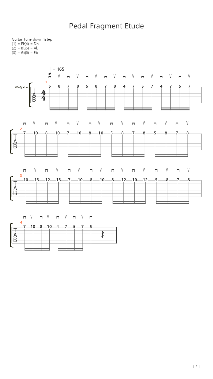 Hungarian Minor Scale吉他谱