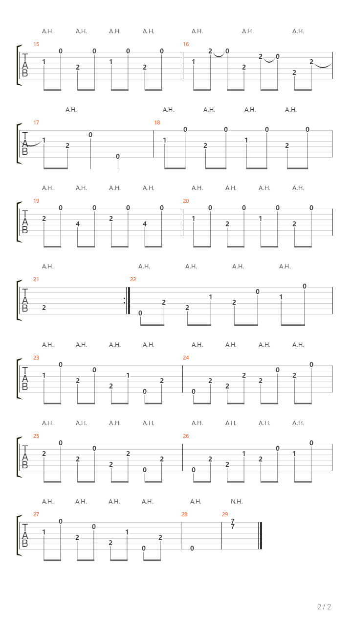 Musicradar -  Harmonics Lesson吉他谱