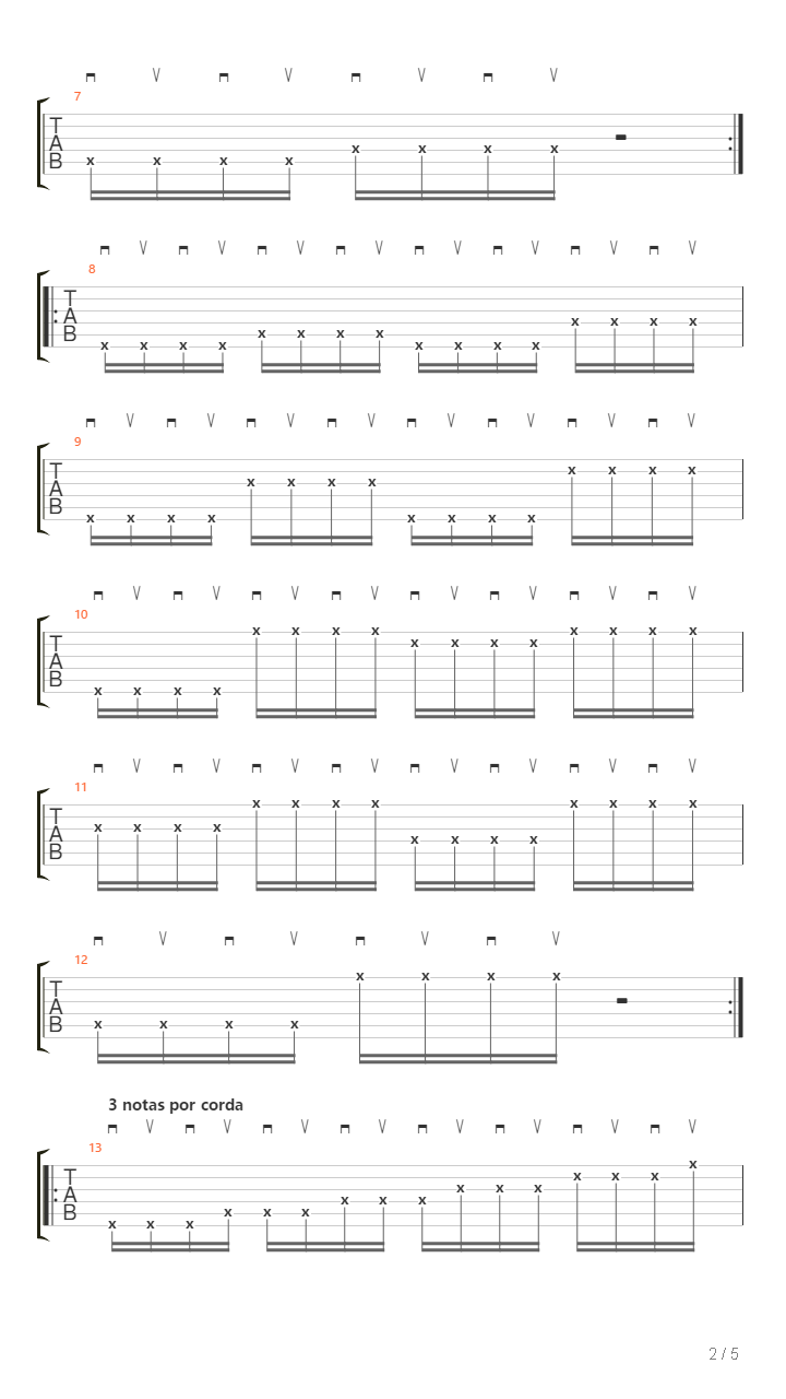 Picking Exercise - Picking Hand Only吉他谱