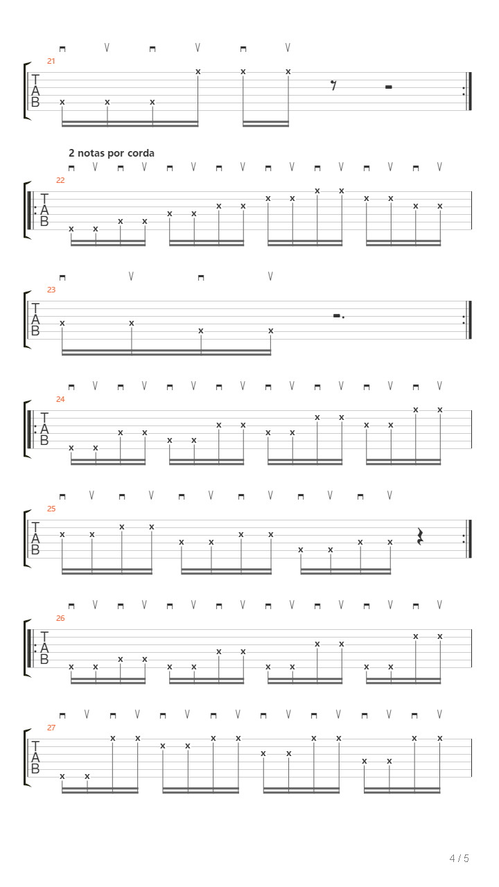 Picking Exercise - Picking Hand Only吉他谱