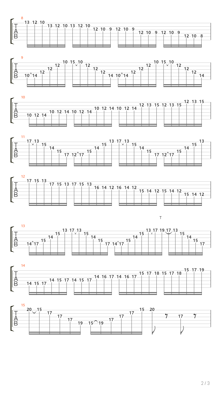 Sweeping And Alternate Pickings吉他谱