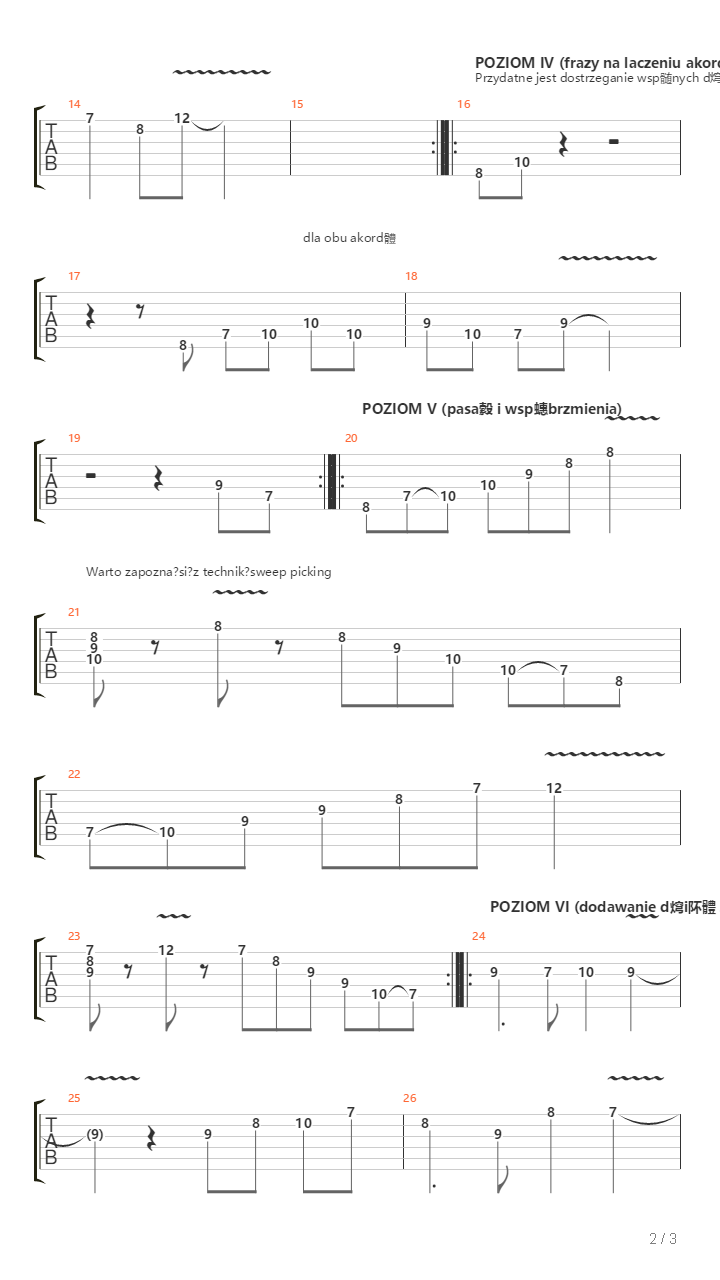Triads In Improvisation - Examples In C Major吉他谱