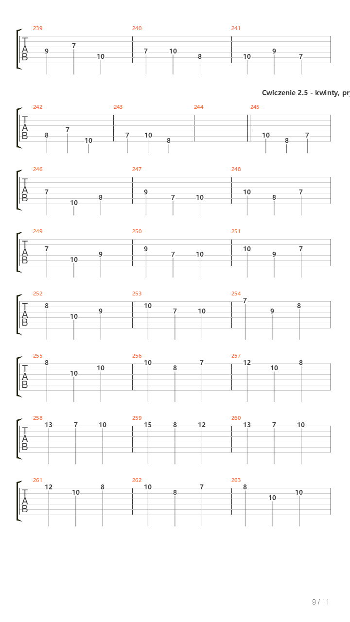 Triads Practice In C Ionian Scale Most Popular Position吉他谱