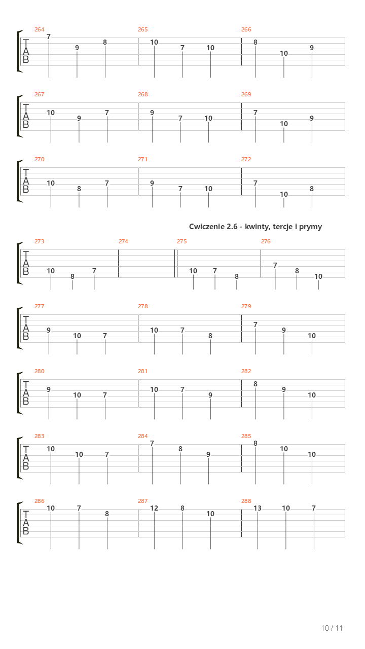 Triads Practice In C Ionian Scale Most Popular Position吉他谱