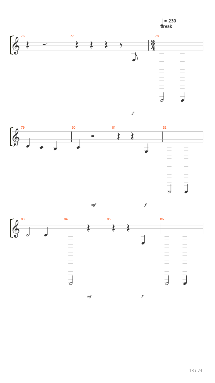 枯詩(Katr uta)吉他谱