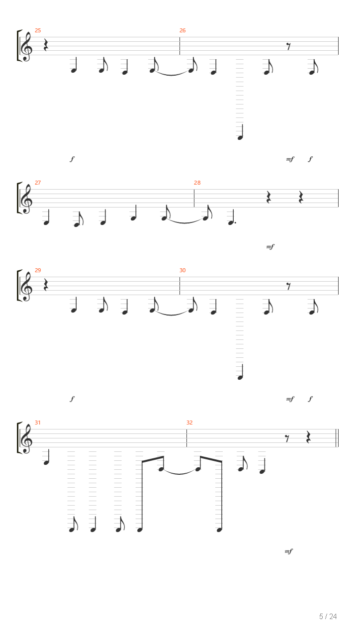 枯詩(Katr uta)吉他谱