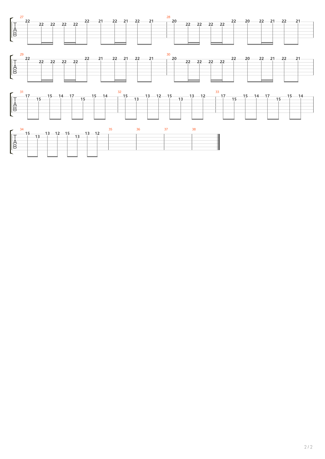 The Never-ending Ride吉他谱