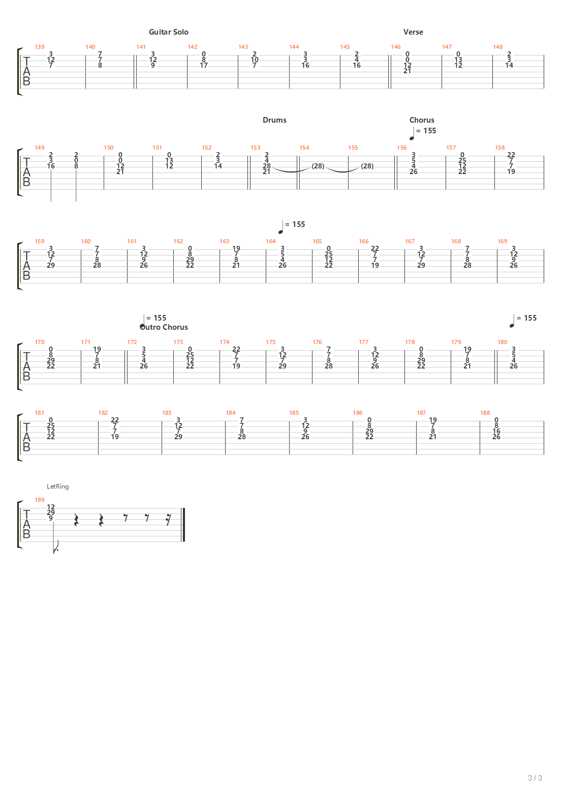 Longest Journey Revised吉他谱