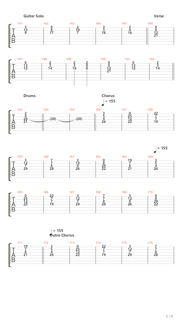 Longest Journey Revised吉他谱