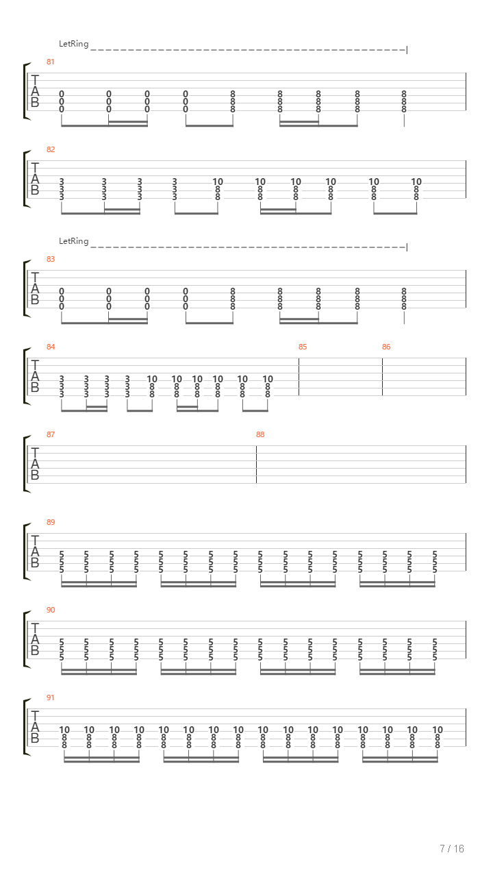 Surpassing The Burden吉他谱