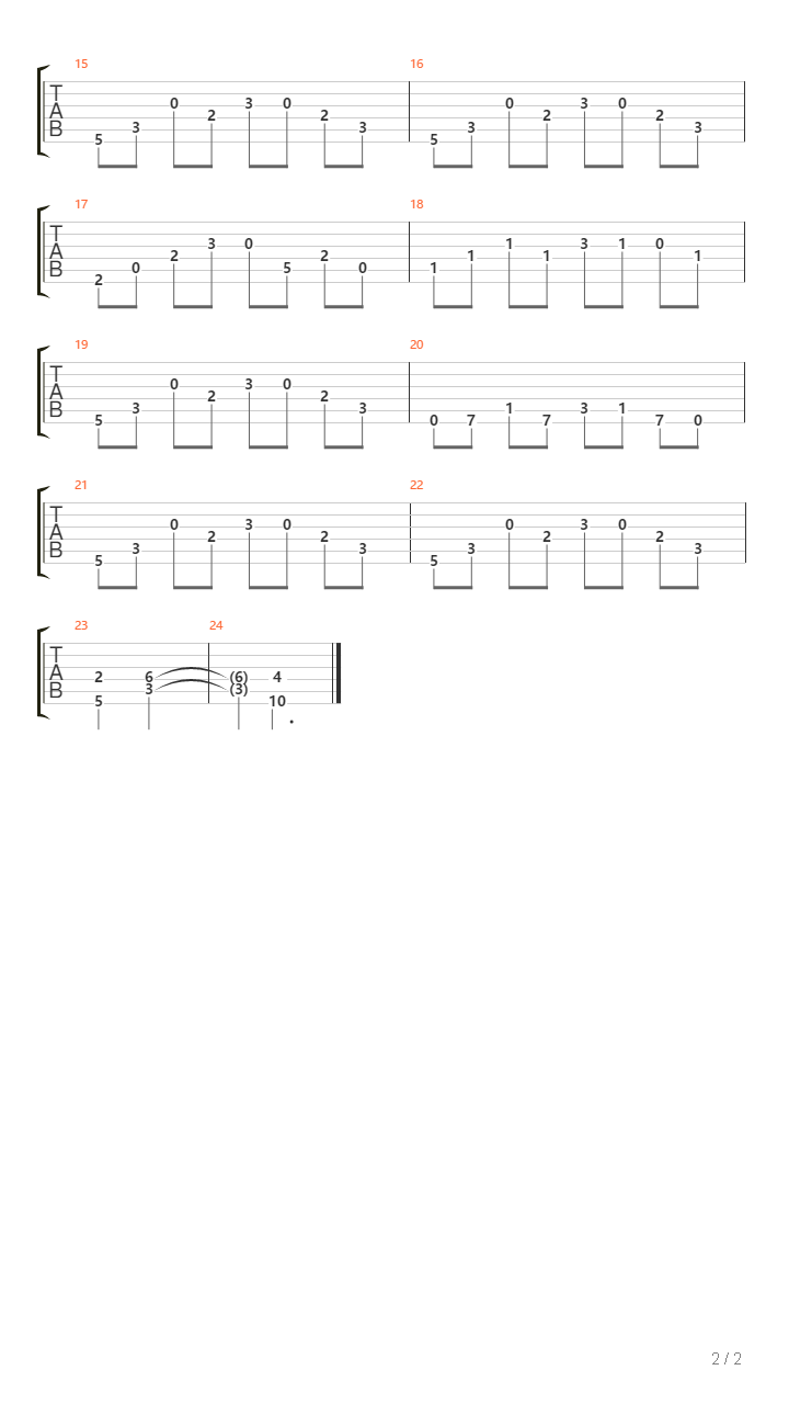 Wiosna吉他谱