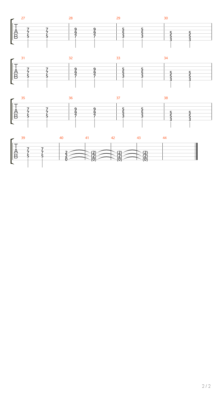 Eclipse吉他谱