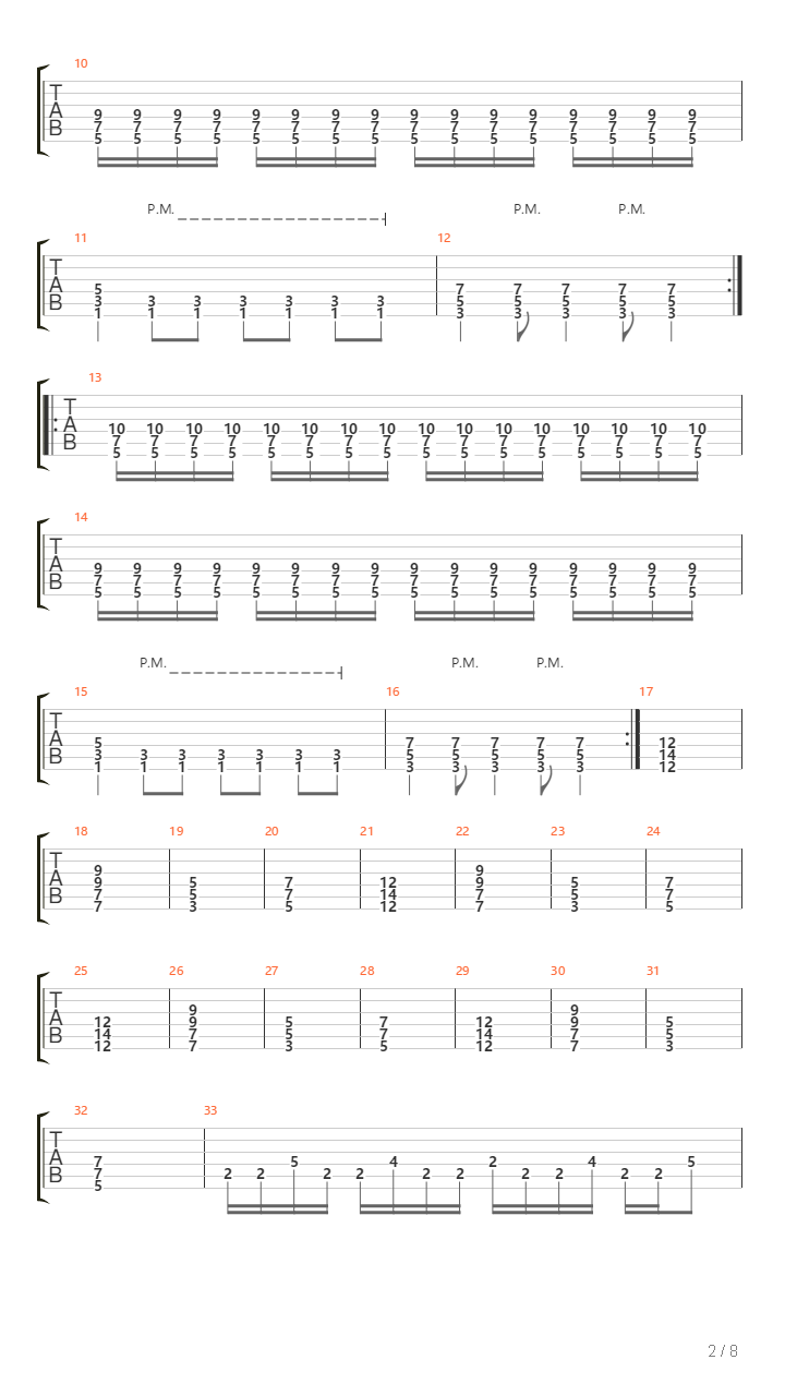 Gleen吉他谱