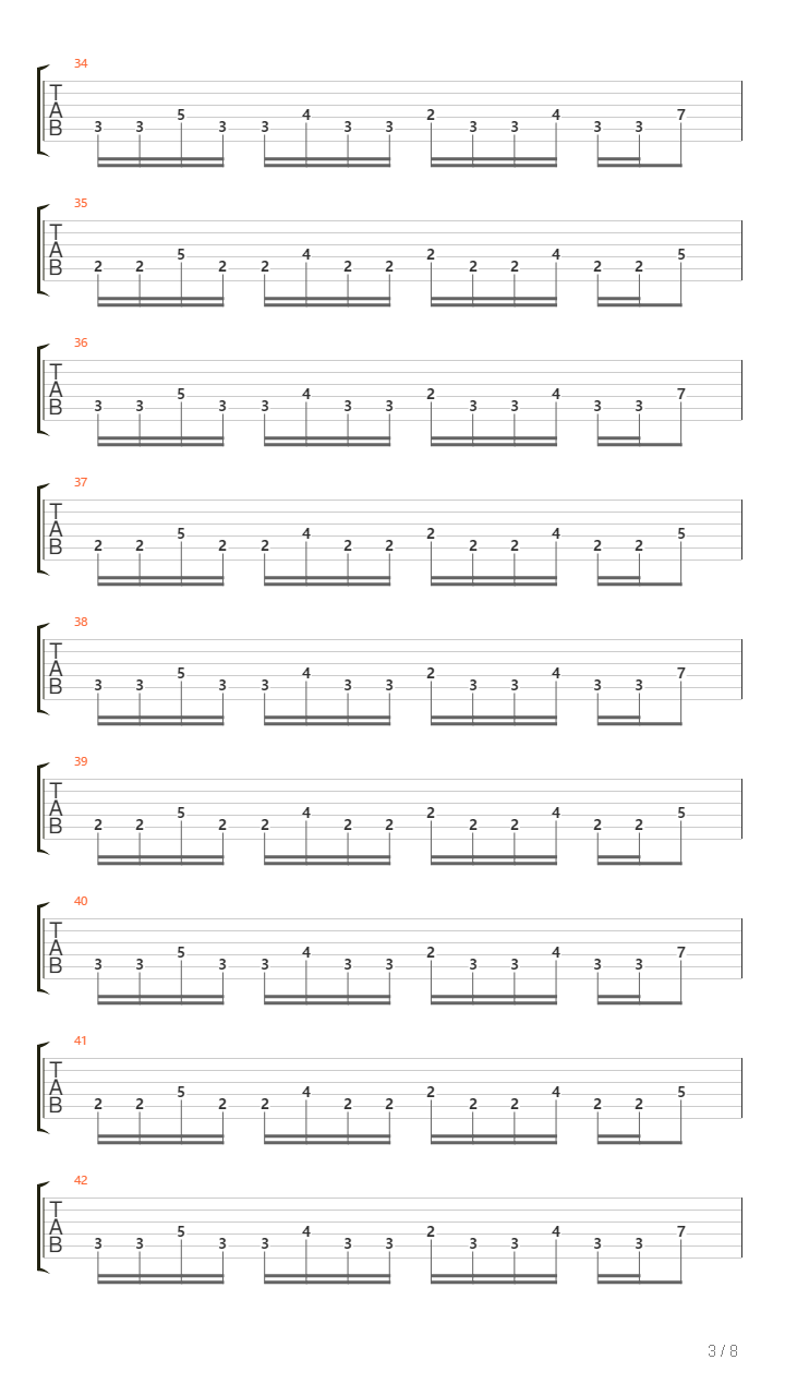 Gleen吉他谱