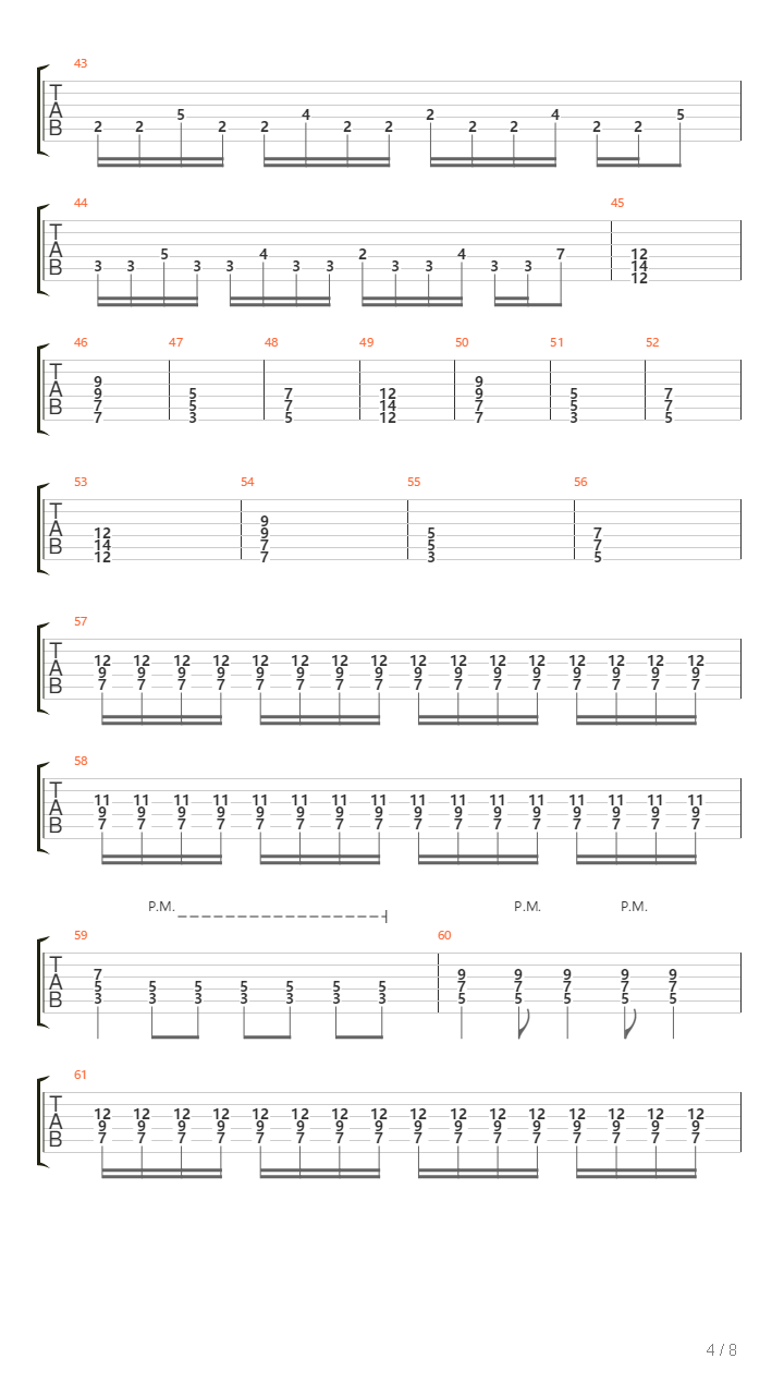 Gleen吉他谱