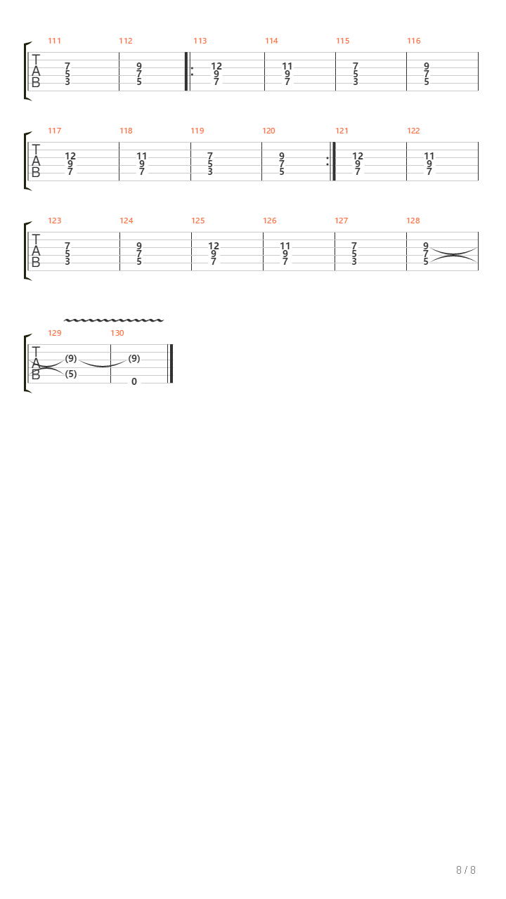 Gleen吉他谱