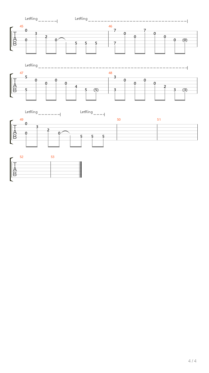 Slow吉他谱